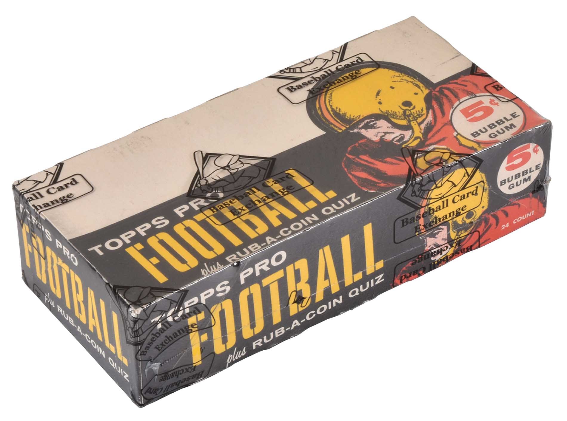 1958-topps-football-unopened-wax-box-24-packs-with-jim-brown-rookie-showing