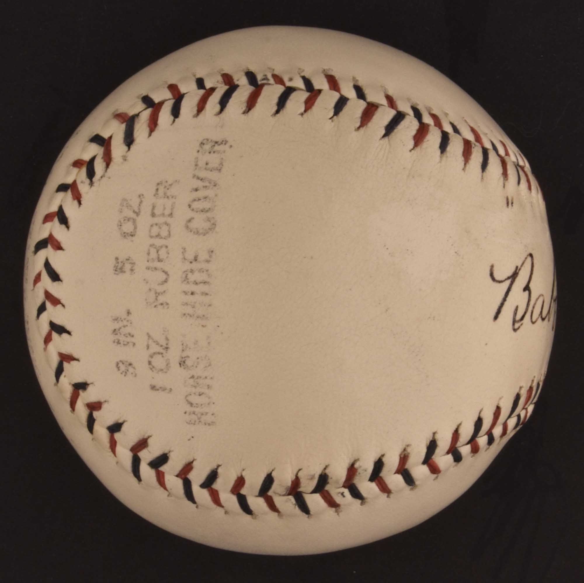 1920's Babe Ruth Single Signed Baseball