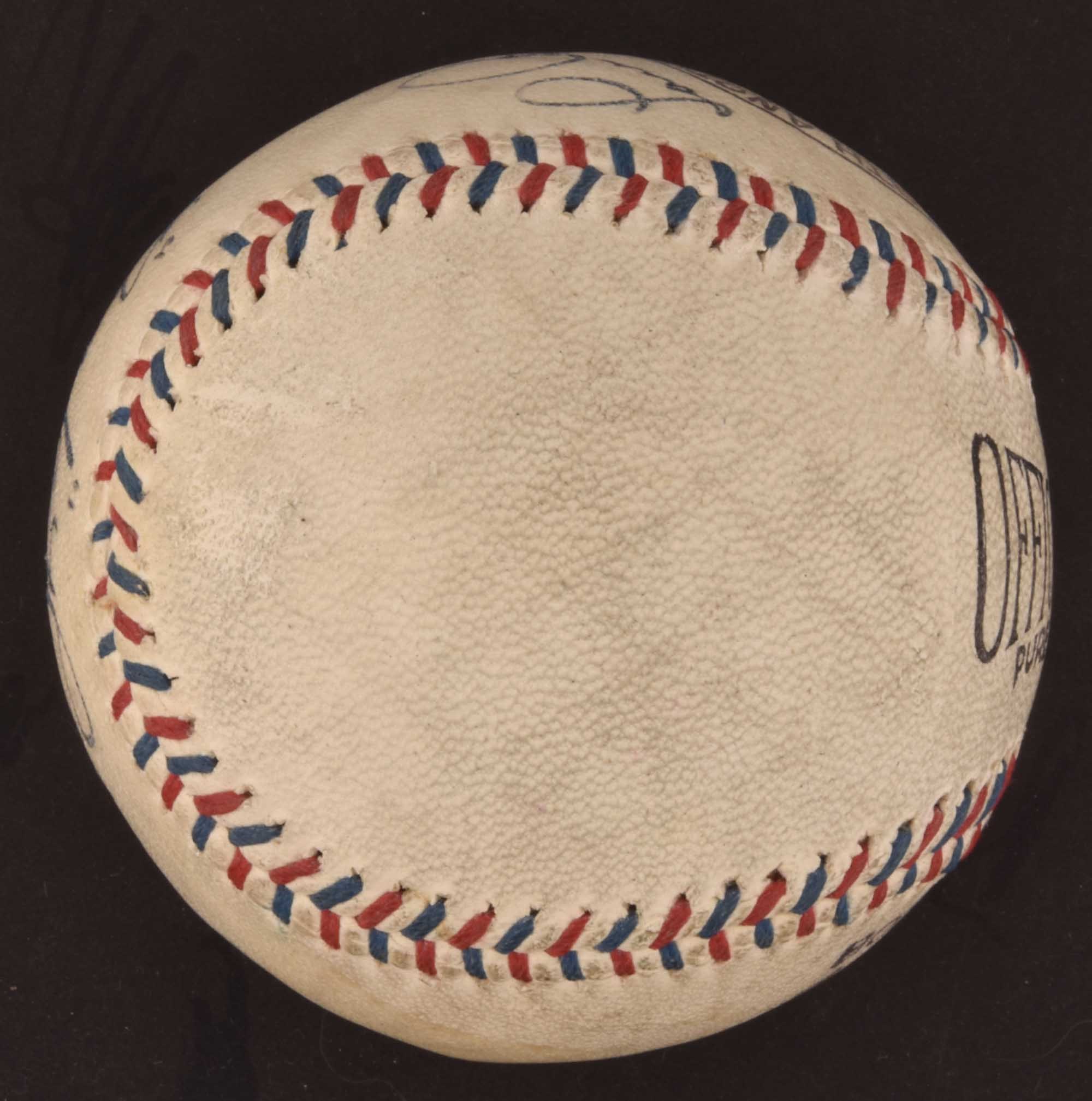 Lot Detail - 1927 OAL BASEBALL SIGNED BY BABE RUTH, LOU GEHRIG AND