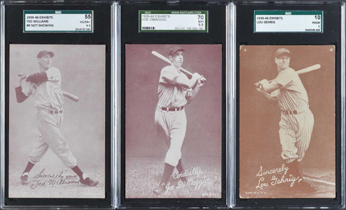 Exhibit Supply Company, Ted Williams from Salutations Baseball Exhibits  series (W462)