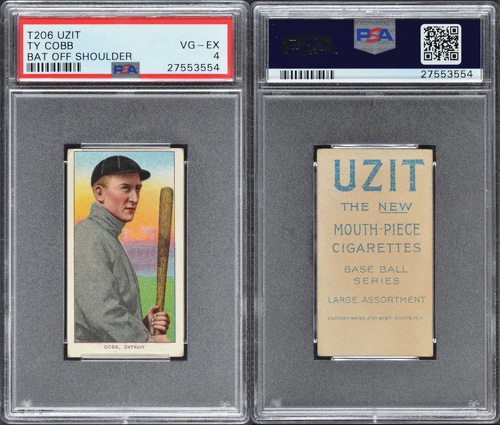 TY Cobb Baseball Card Set. A 1912 T227 Honest Long Cut -  Sweden