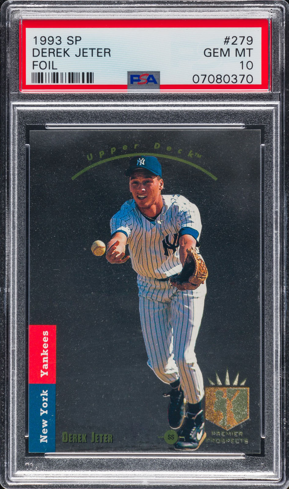 Derek Jeter Card 2005 Fleer National Pastime #33 PSA 10 –