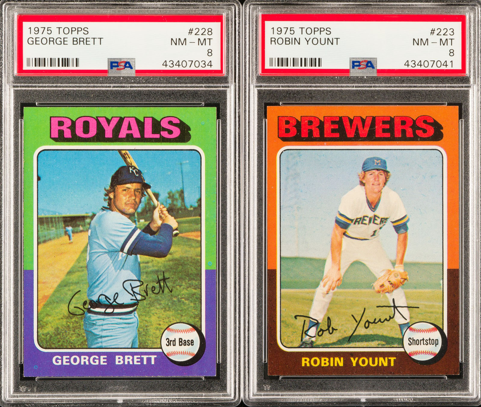 George Brett 1975 Topps Rookie baseball Card #228