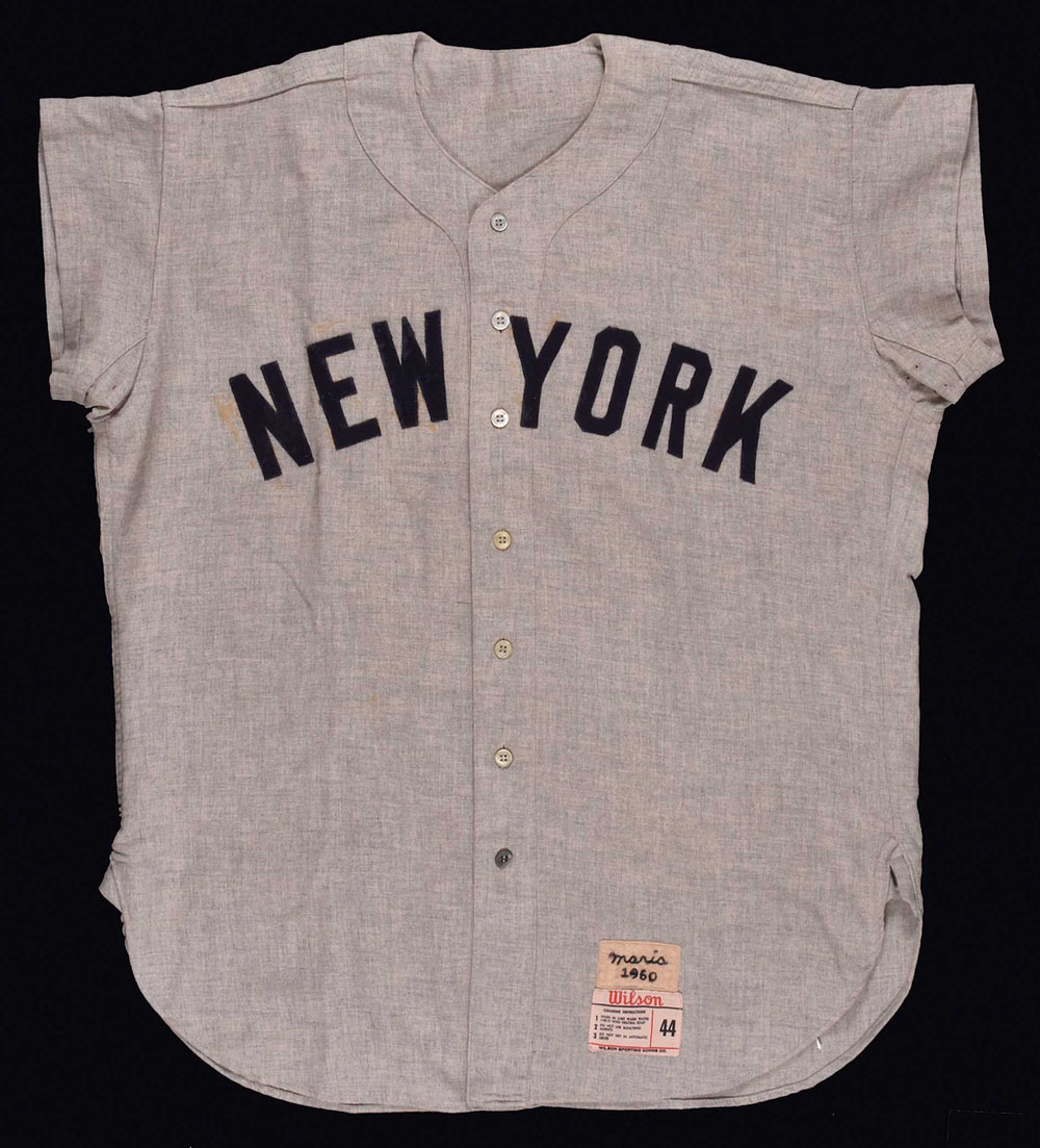 1960 Roger Maris New York Yankees Game-Used Road Jersey