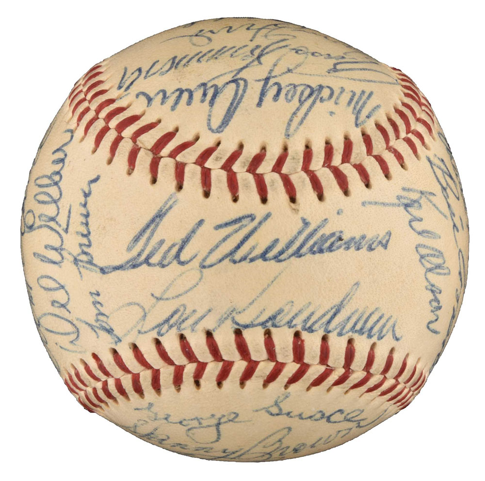 Sold at Auction: Ted Williams Autographed Baseball