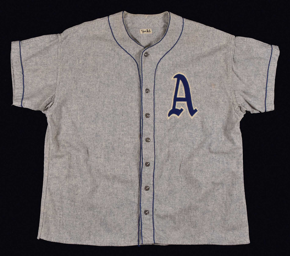 Early 1950's Philadelphia Athletics Game Worn Uniform, MEARS