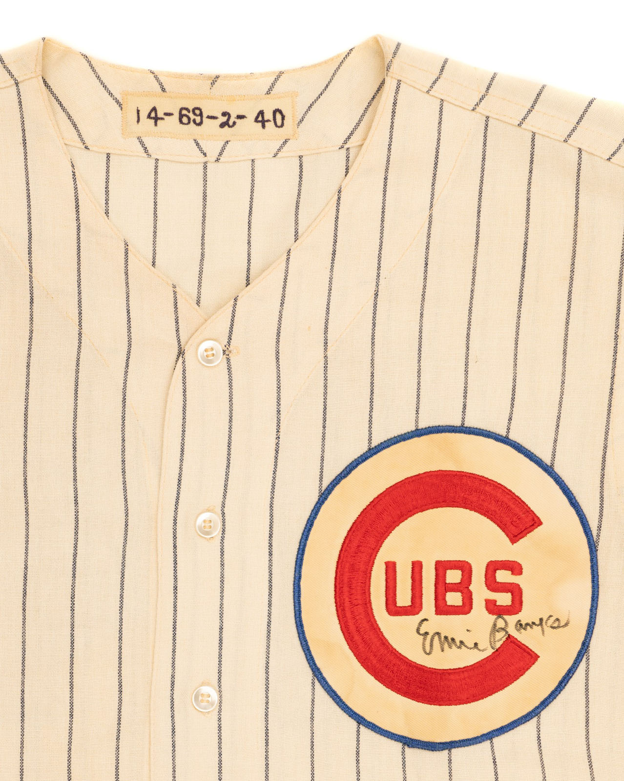 1969 cubs game worn jersey