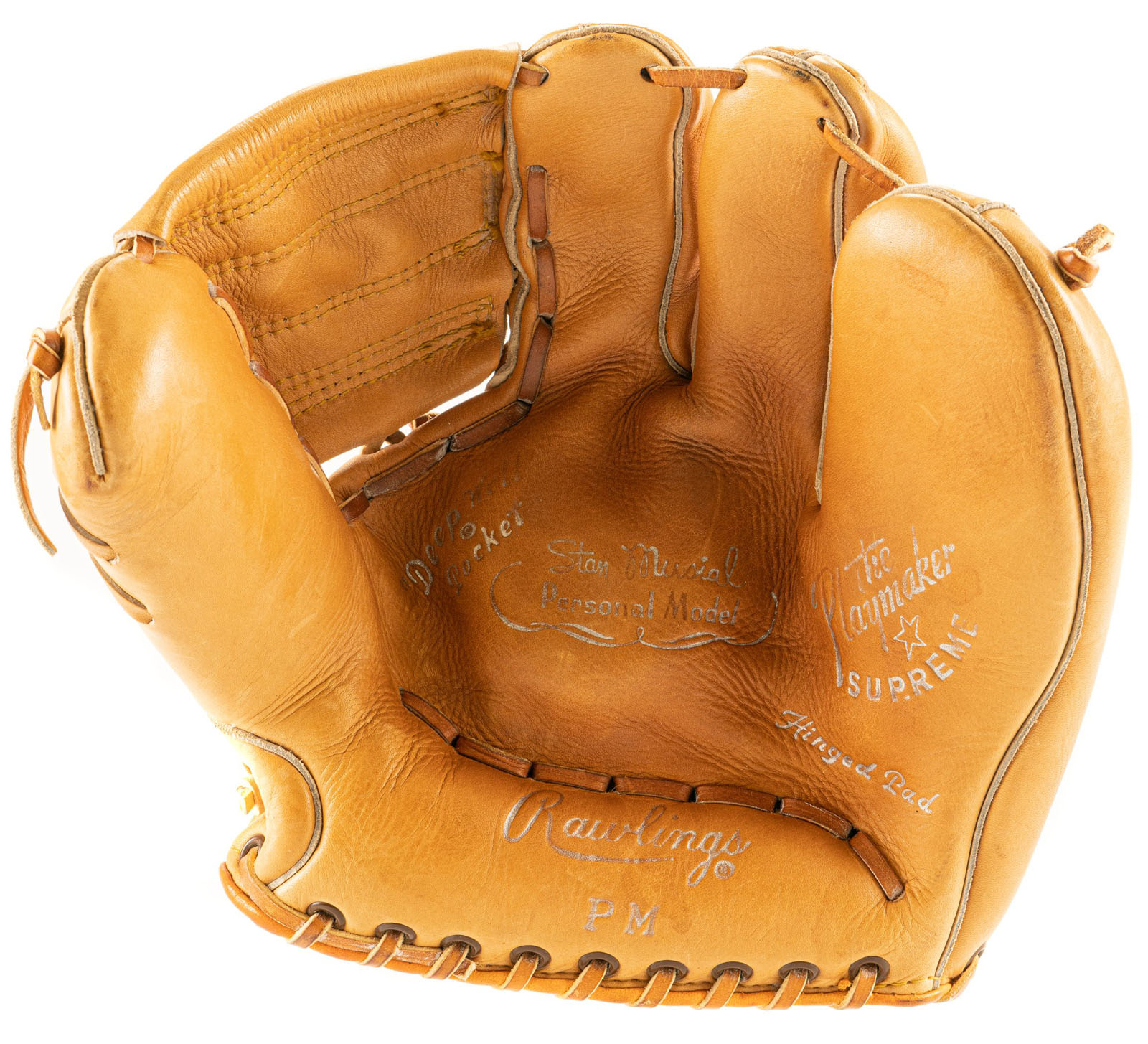 Sold at Auction: Vintage Rawlings Baseball Glove, Stan Musial