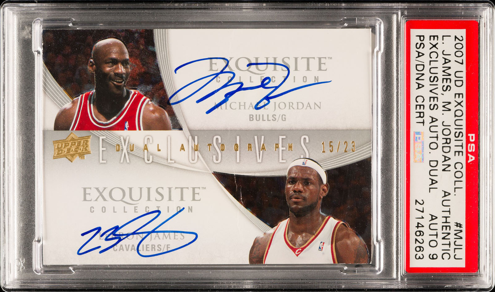 dual exquisite michael jordan lebron james