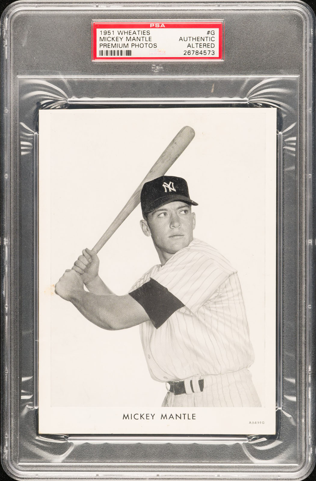 Early 1950s Mickey Mantle Bat, Jersey to Auction