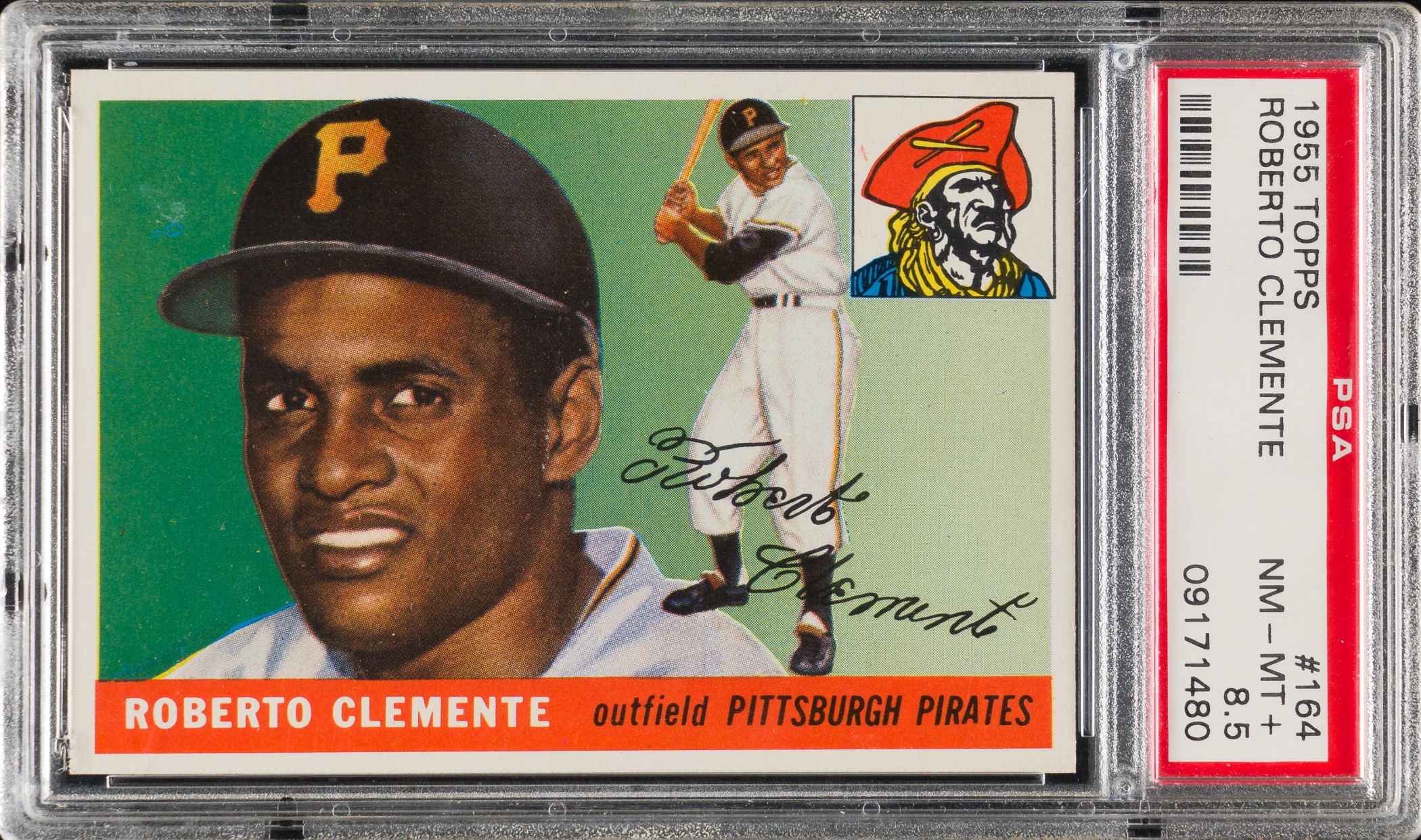 1955-topps-164-roberto-clemente-rookie-psa-nm-mt-85