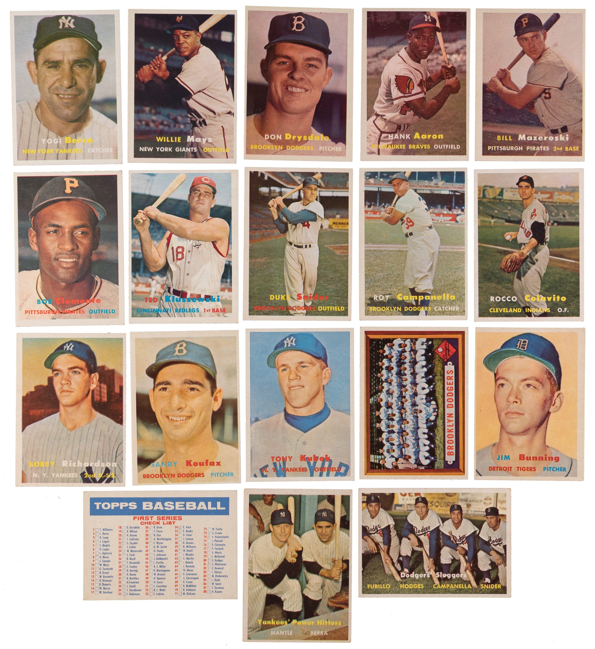 Sold at Auction: 1957 Topps Baseball Complete Set (407/407)