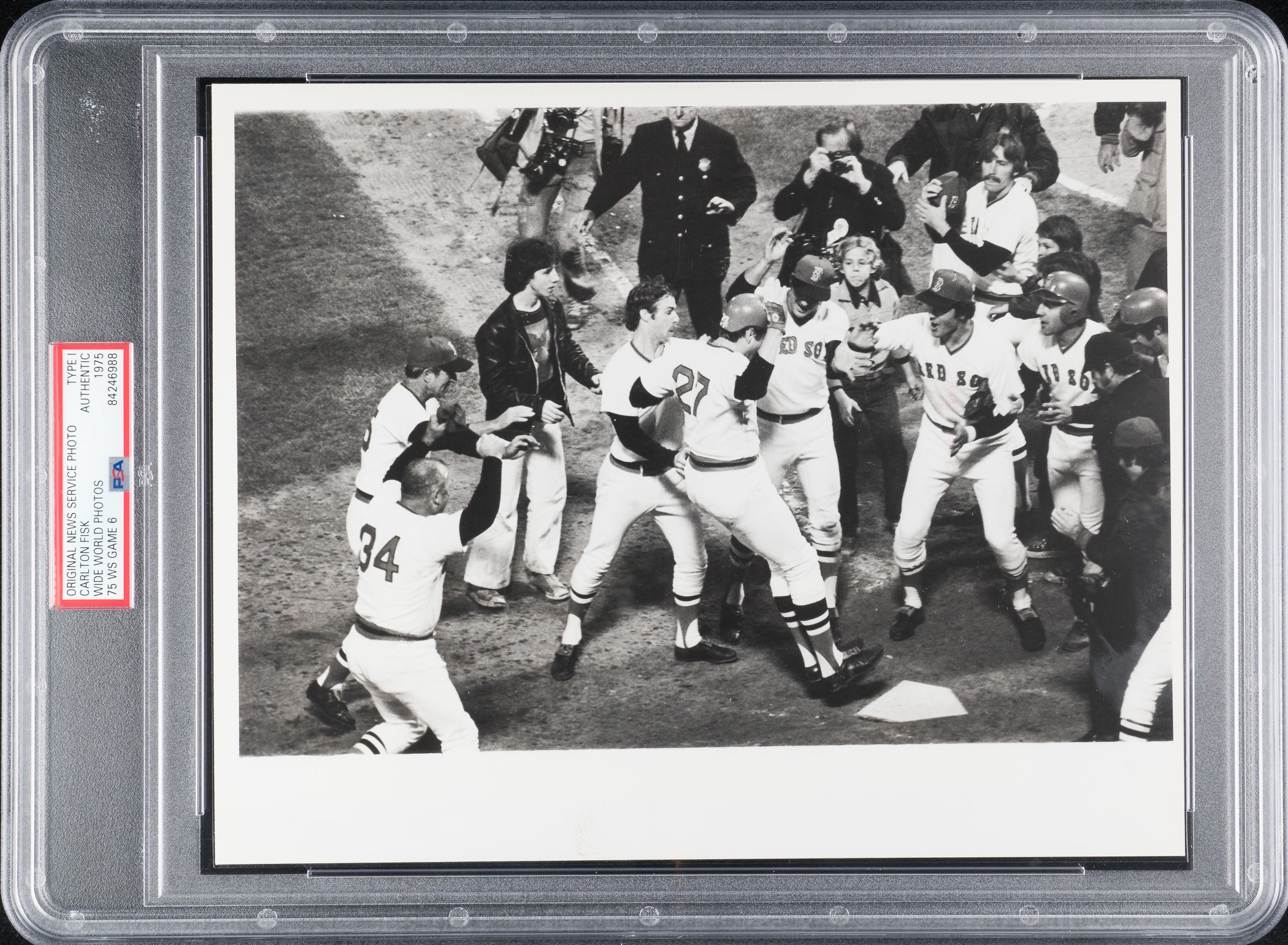 Baseball In Pics - Carlton Fisk waving his game winning homer fair in Game  6 of the 1975 World Series.