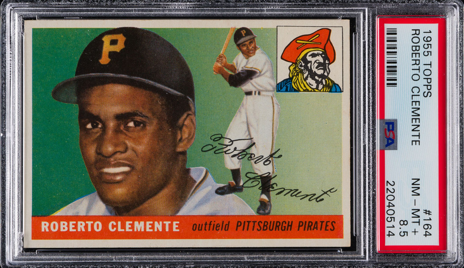 1955-topps-164-roberto-clemente-rookie-psa-nm-mt-85