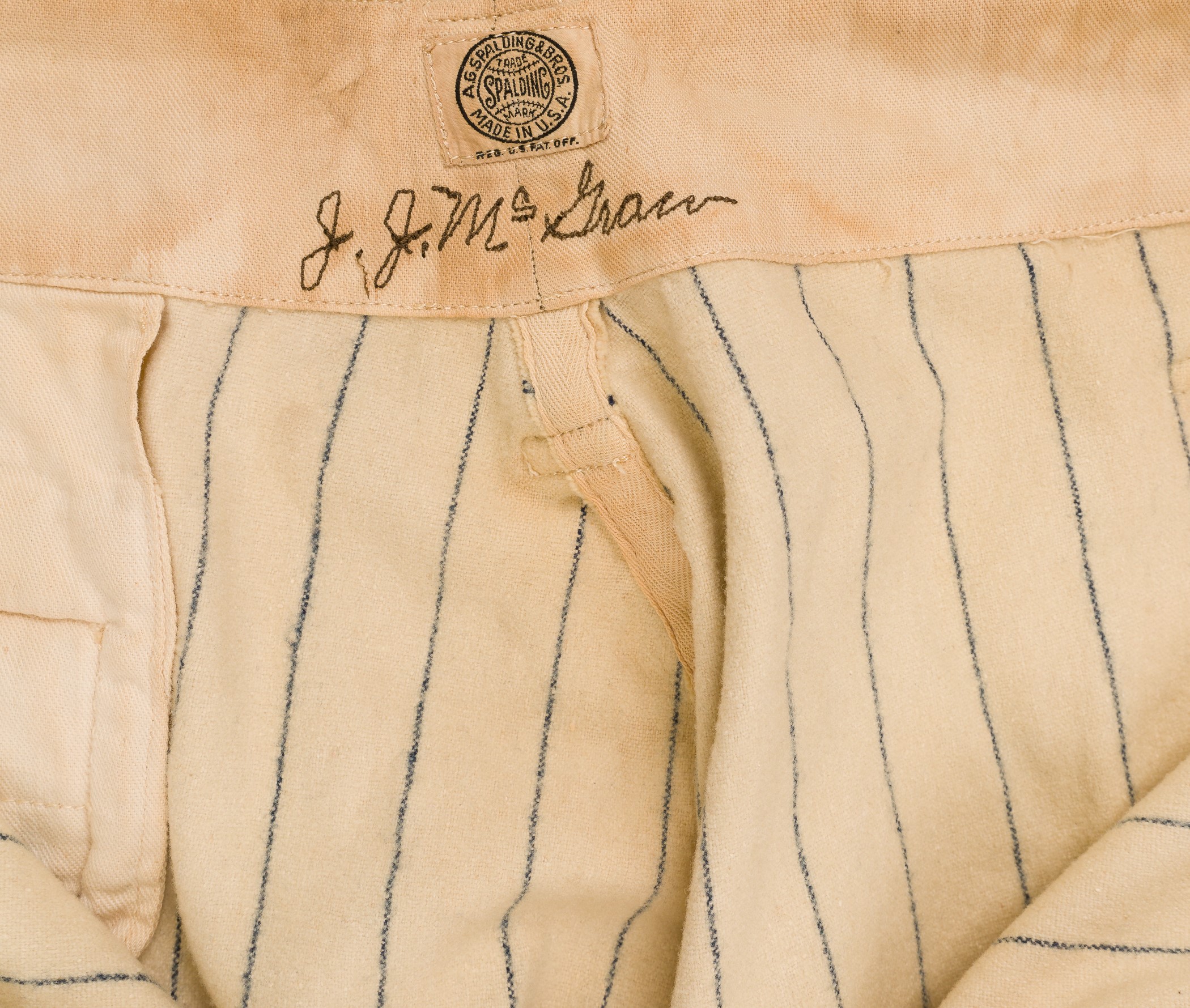 Lot Detail - 1955-61 Washington Senators Salesman's Sample Flannel Jersey  (MEARS Auction LOA)