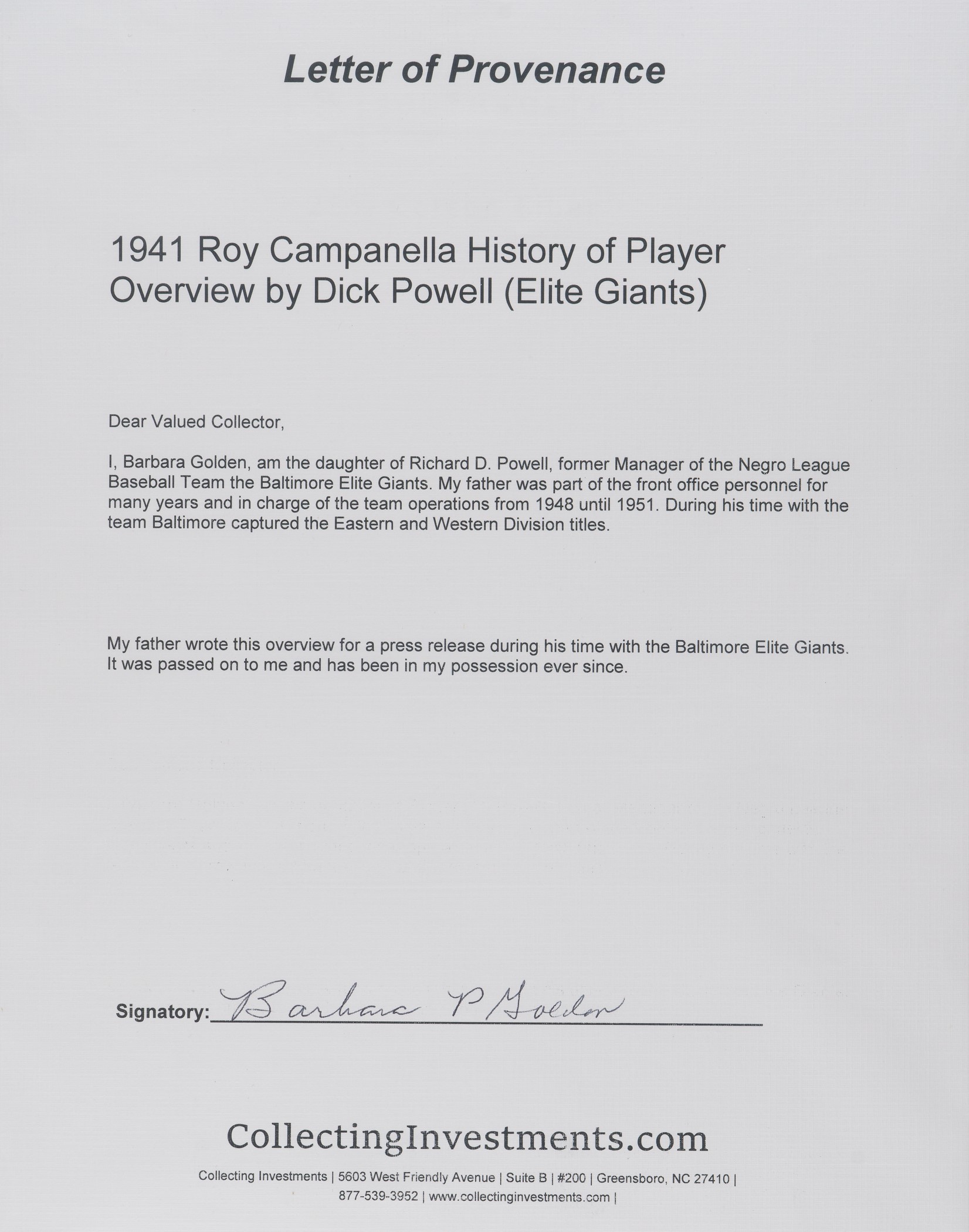 Roy Campanella Archives - Negro Leagues History