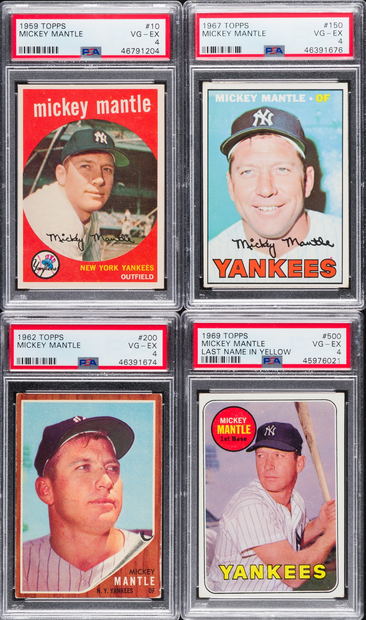 1966 Topps Mickey Mantle PSA