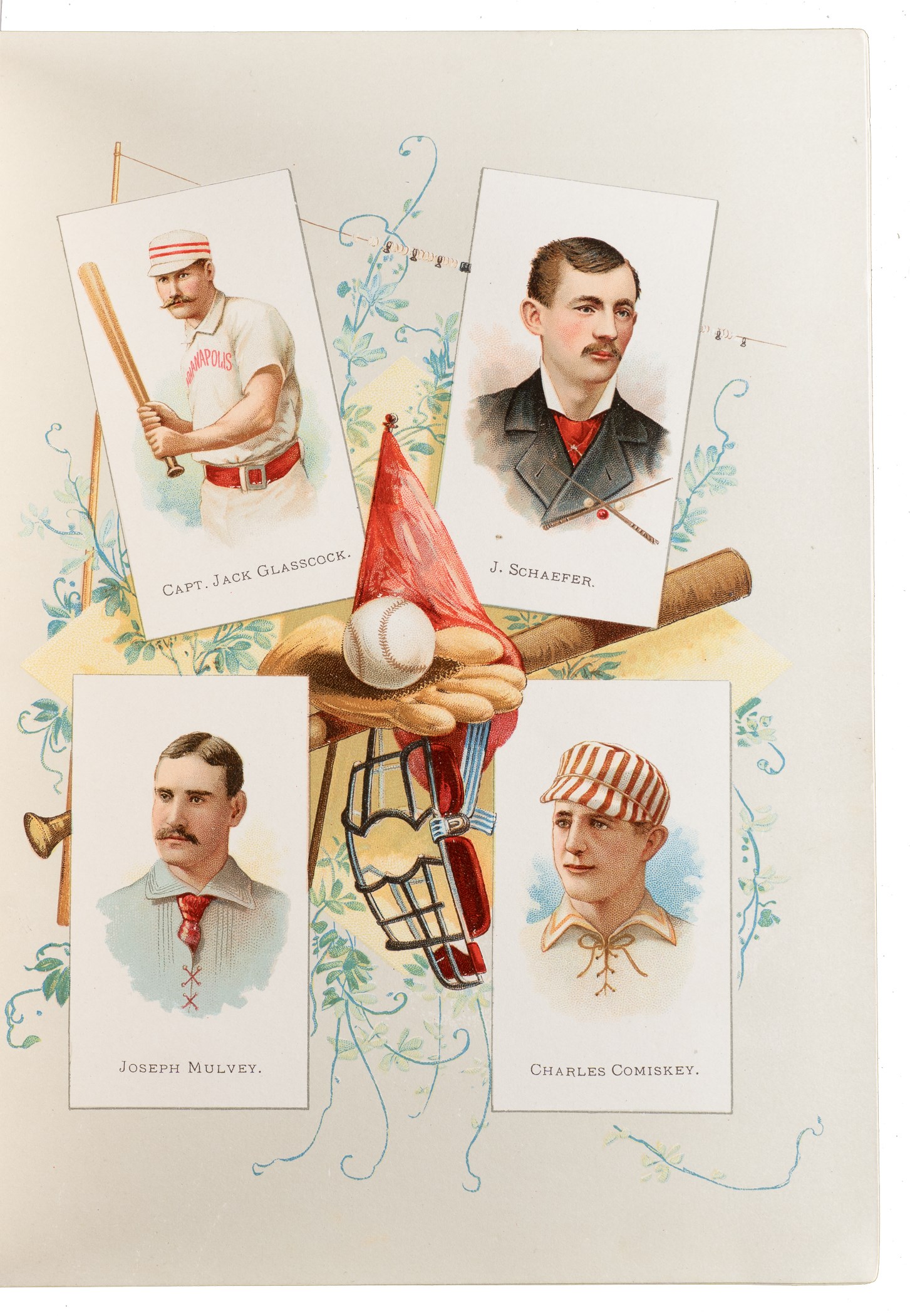 1887 Allen & Ginter Capt. Jack Glasscock Cigarette Baseball Card