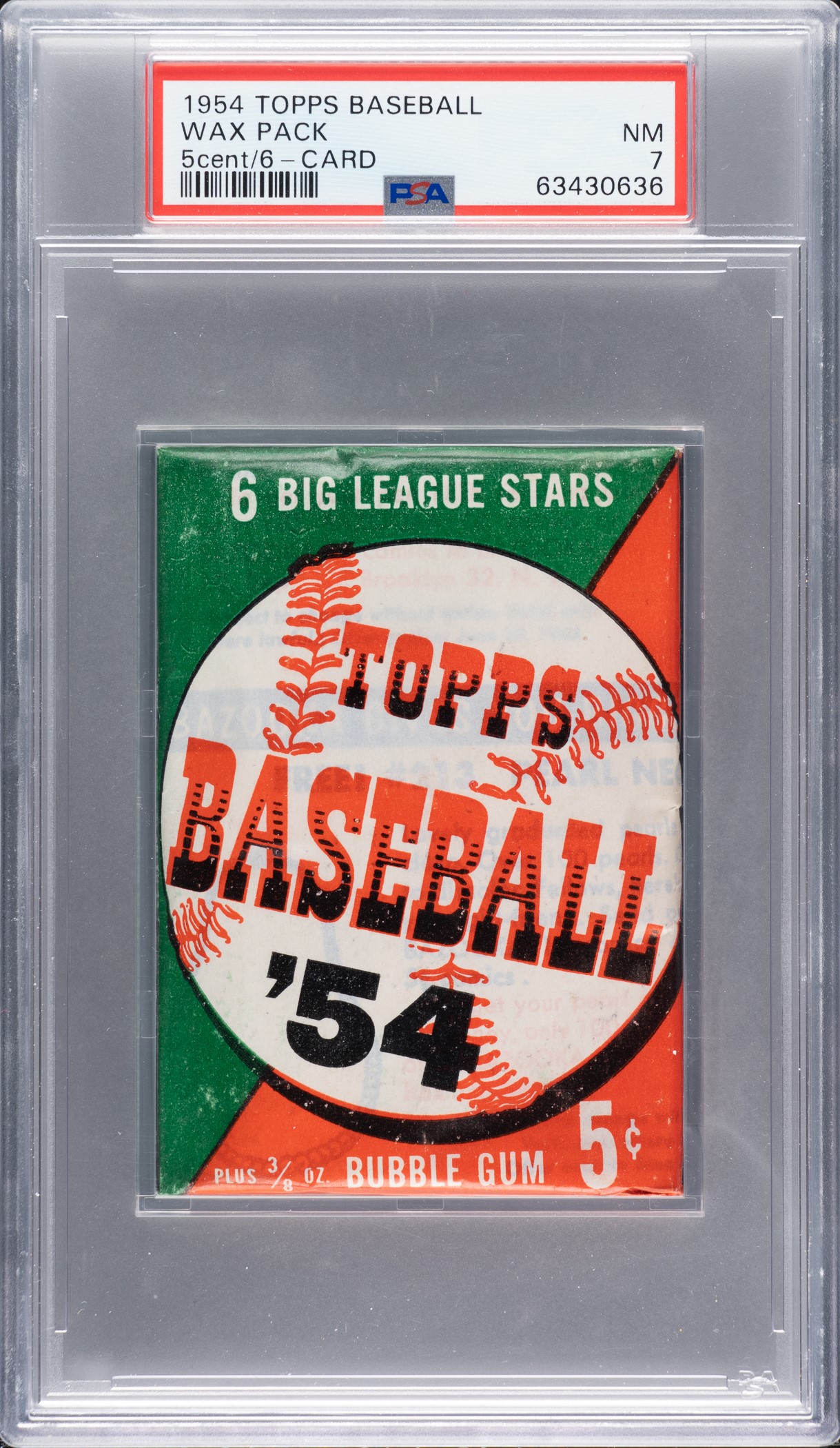 1954-topps-unopened-five-cent-wax-pack-dated-variation-psa-nm-7-the-only-psa-graded-example