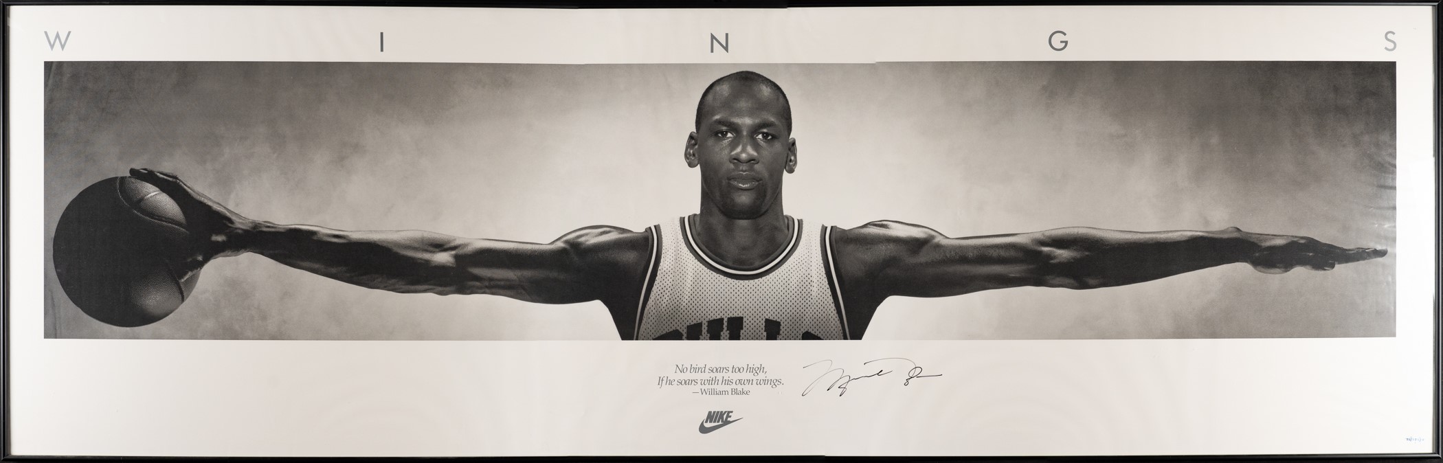 Michael Jordan Chicago Bulls Upper Deck Autographed Black Nike