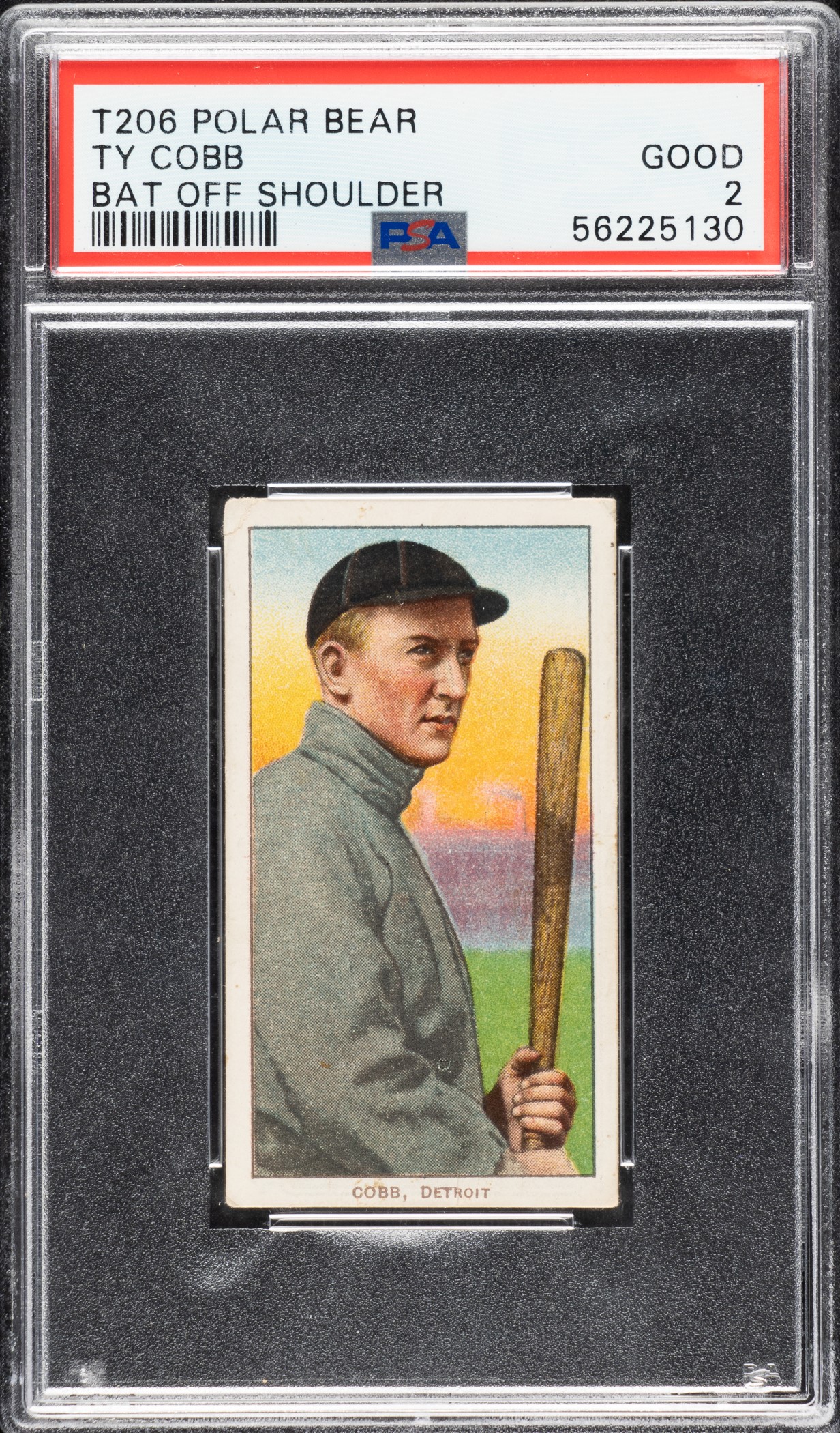 Ty Cobb Batting Pose Photograph (PSA Type II)