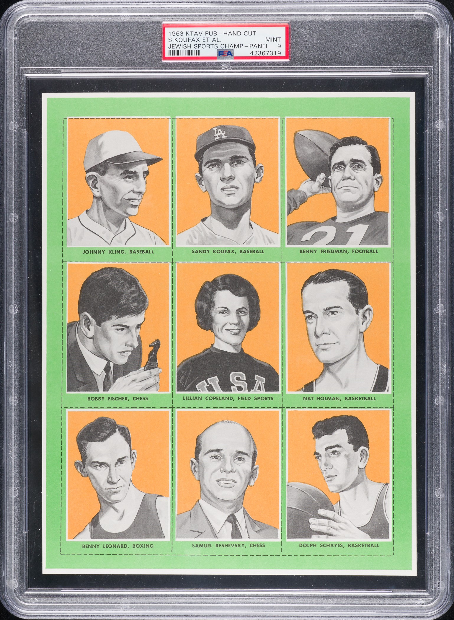 Auction Item 154089236090 Multi-Sport Cards 1963 Ktav