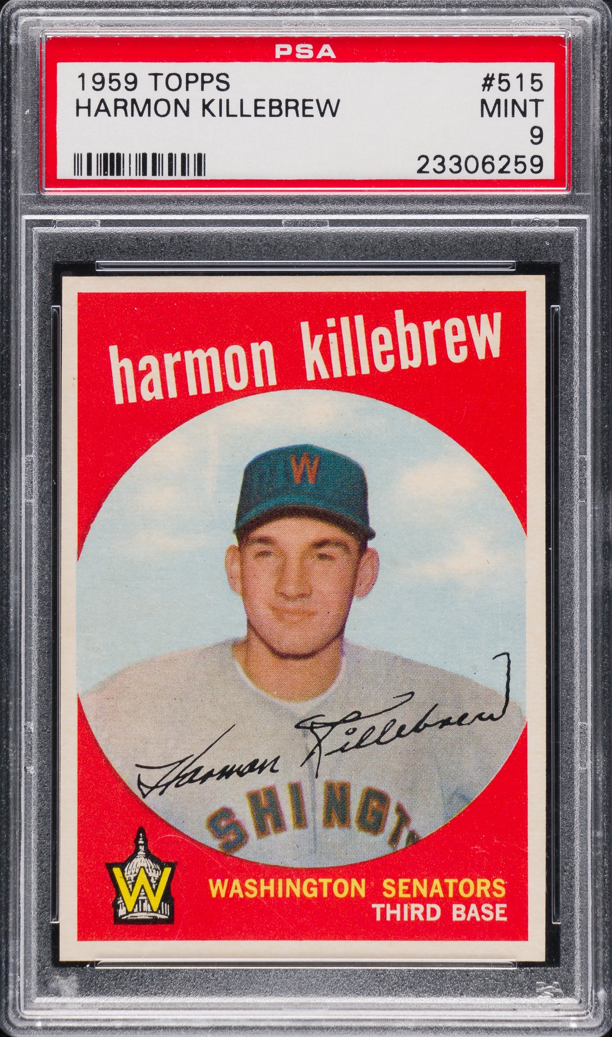 Harmon Killebrew 1959 Topps Baseball Card #515