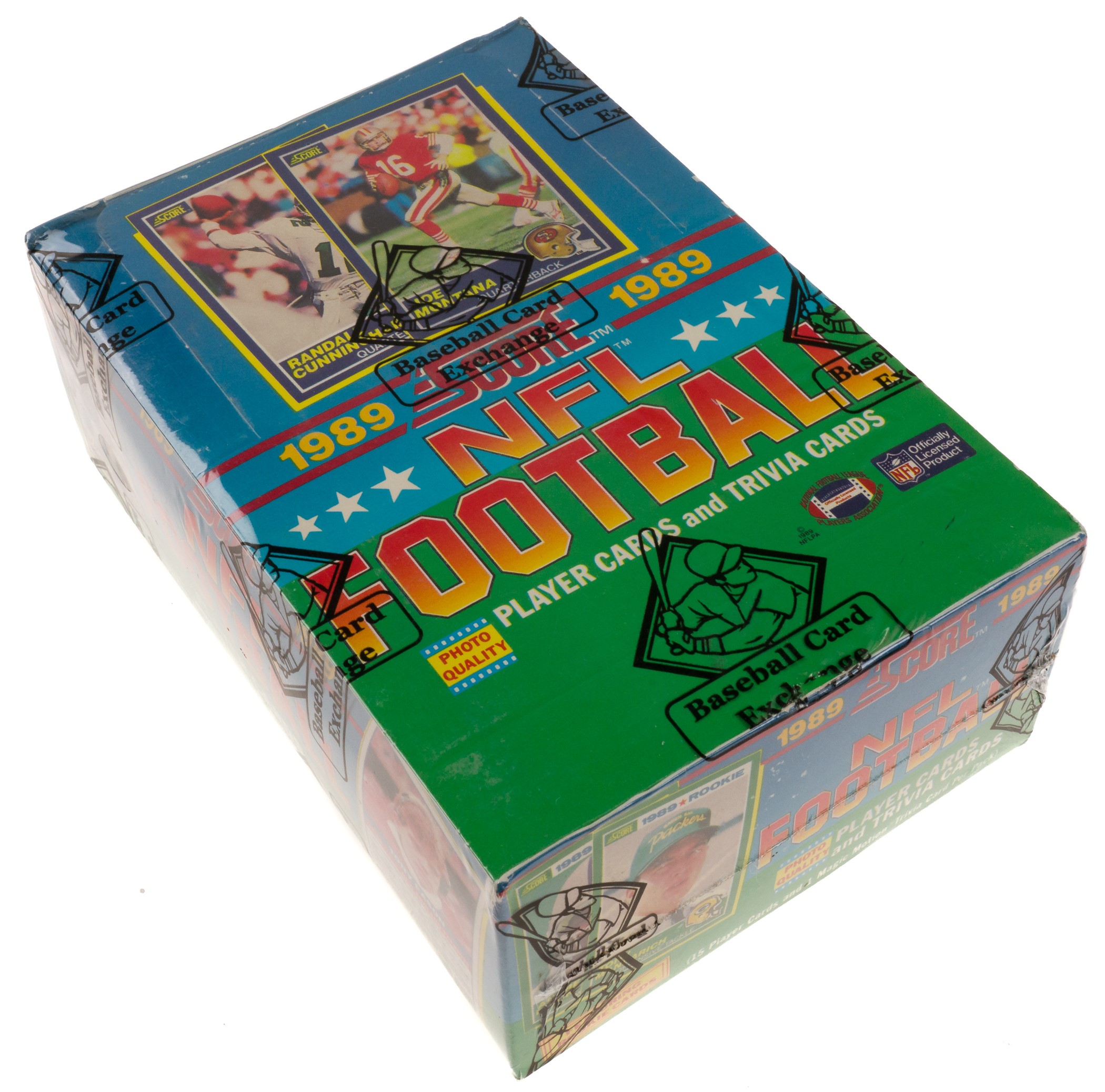 1989 Score Football Wax Box