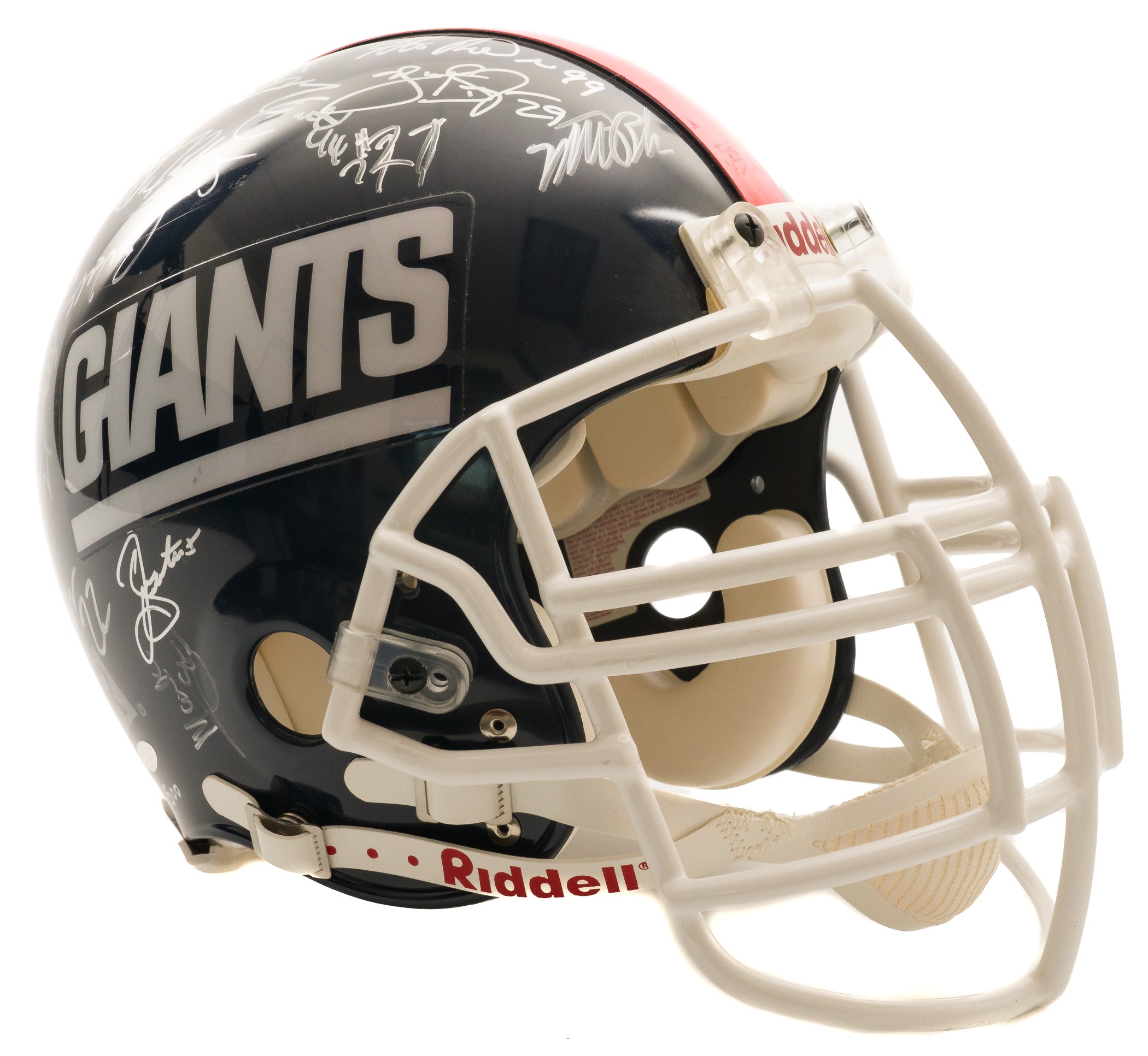 Lot Detail - 1990 New York Giants Team Signed Full Size Helmet