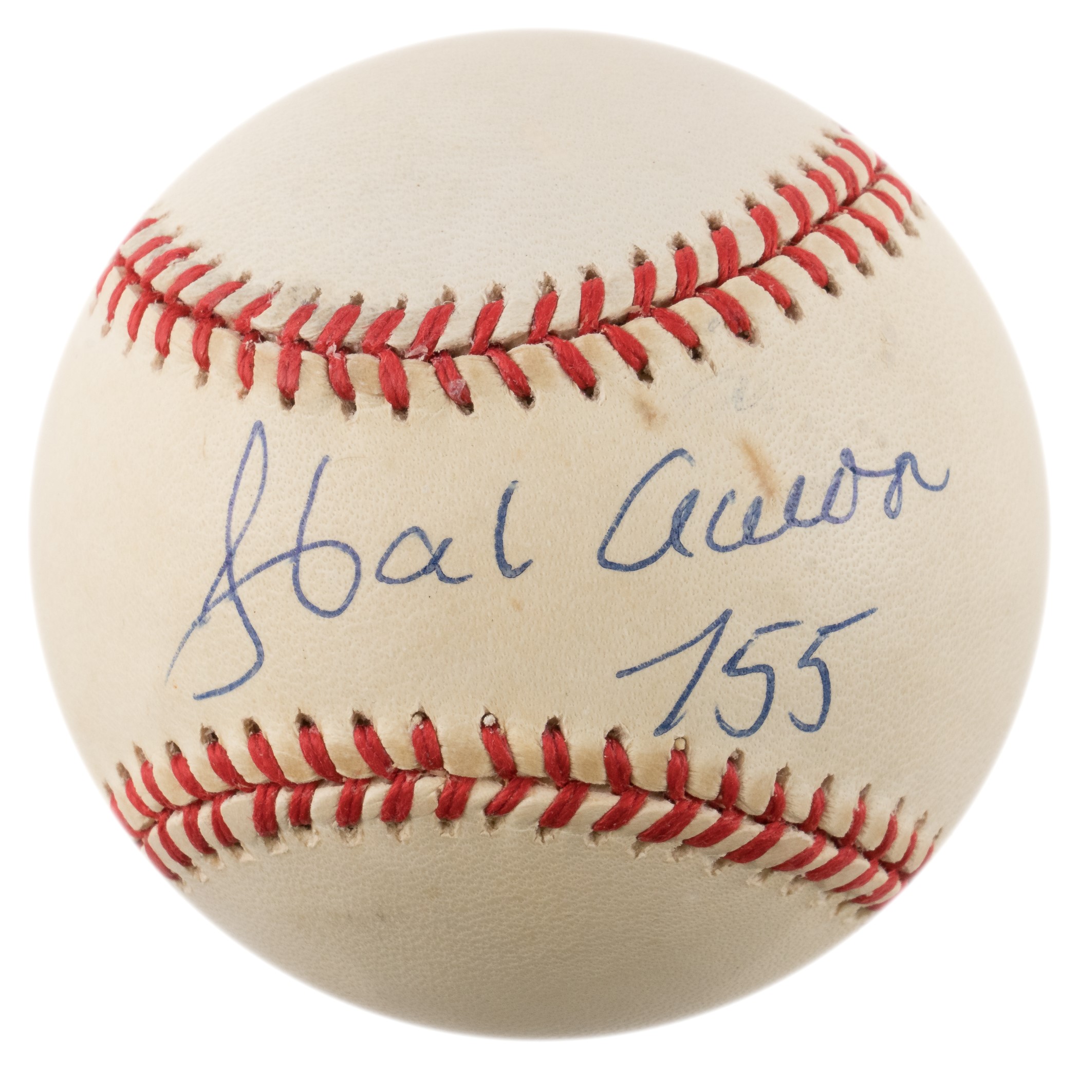 Hank Aaron Autographed Baseball Auction