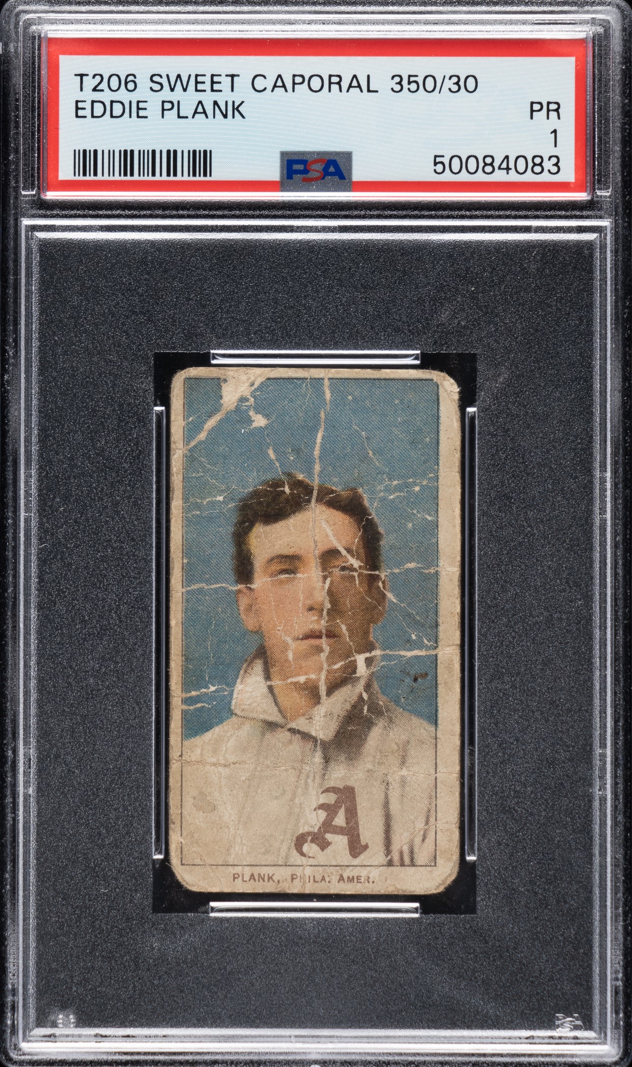 1909-1911 T206 White Border Eddie Plank | REA Archive