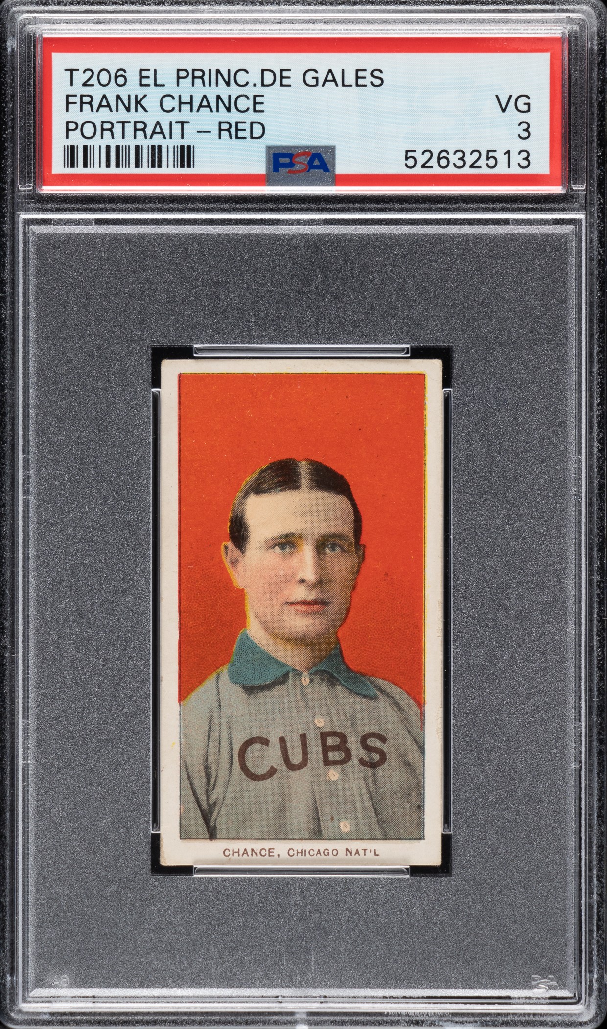 1909-1911-t206-white-border-frank-chance-portrait-red-background-psa-vg-3-el-principe-de-gales-back