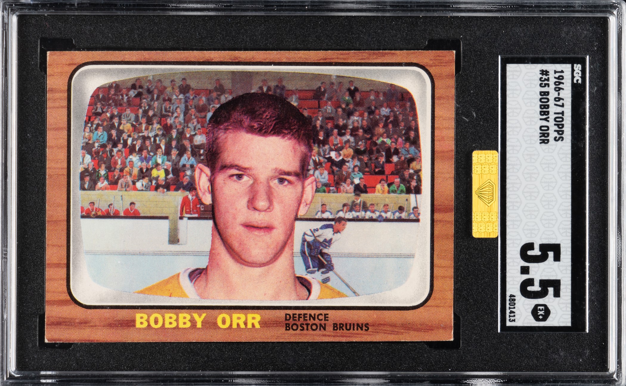 1966-1967-topps-hockey-35-bobby-orr-rookie-sgc-ex-55