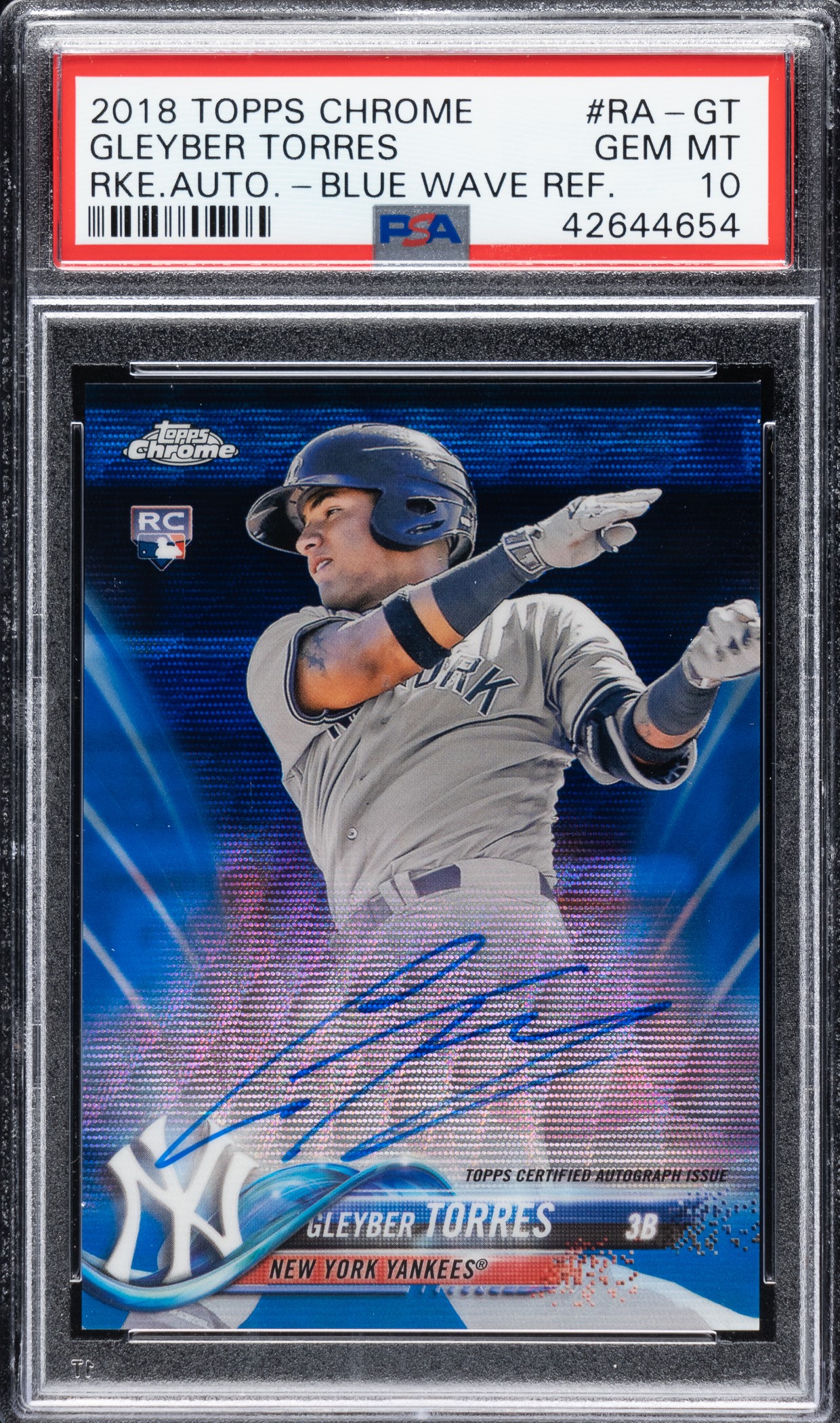 その他 MLB Gleyber Torres Sapphire PSA 10 PSA 10 GLEYBER TORRES 2018 TOPPS UPDATE #US200 RC ROOKIE