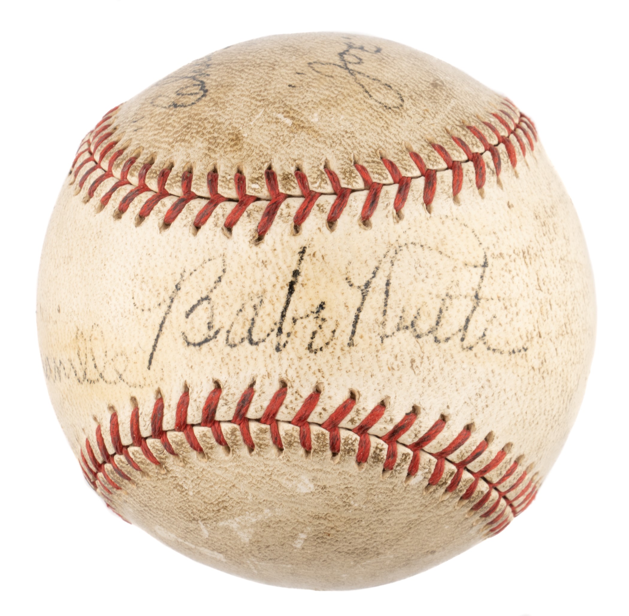 Babe Ruth Signed Baseball 1935 Boston Braves Rabbit Maranville JSA