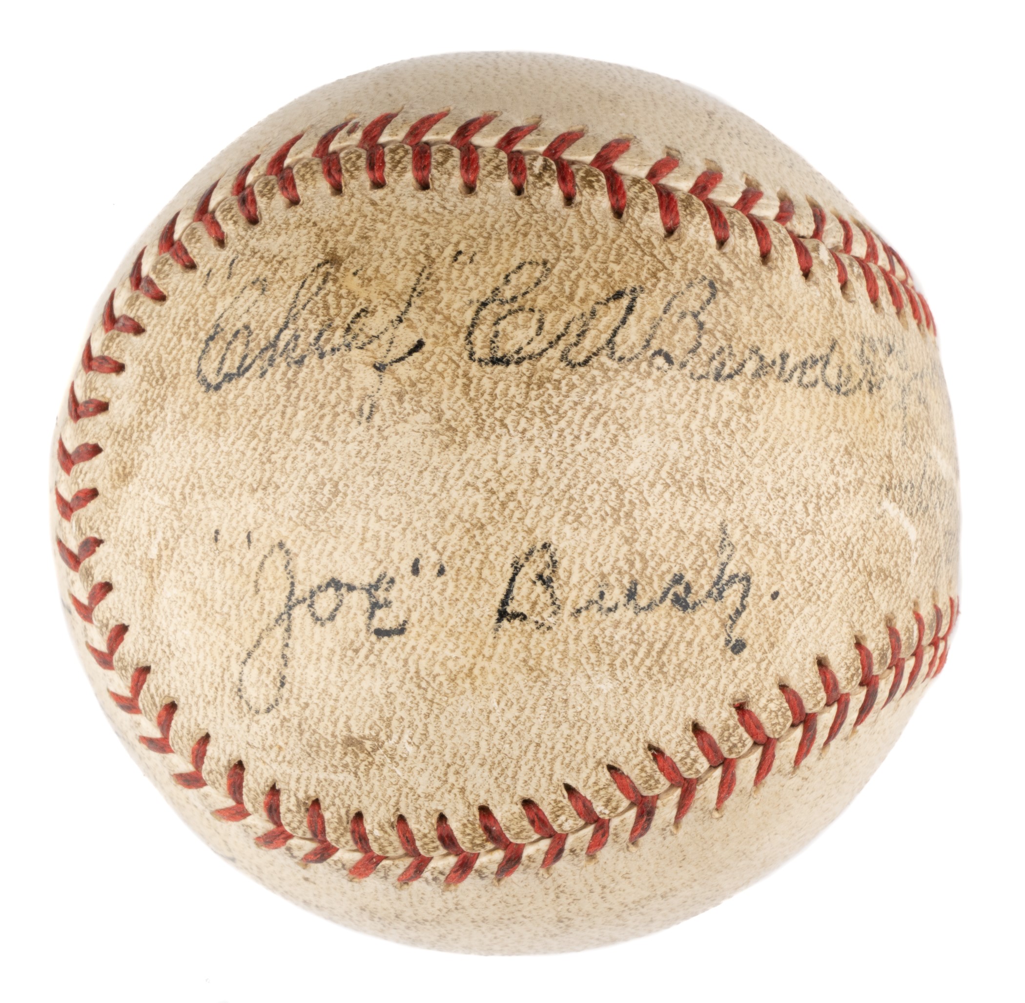 Babe Ruth Signed Baseball 1935 Boston Braves Rabbit Maranville JSA  Certified