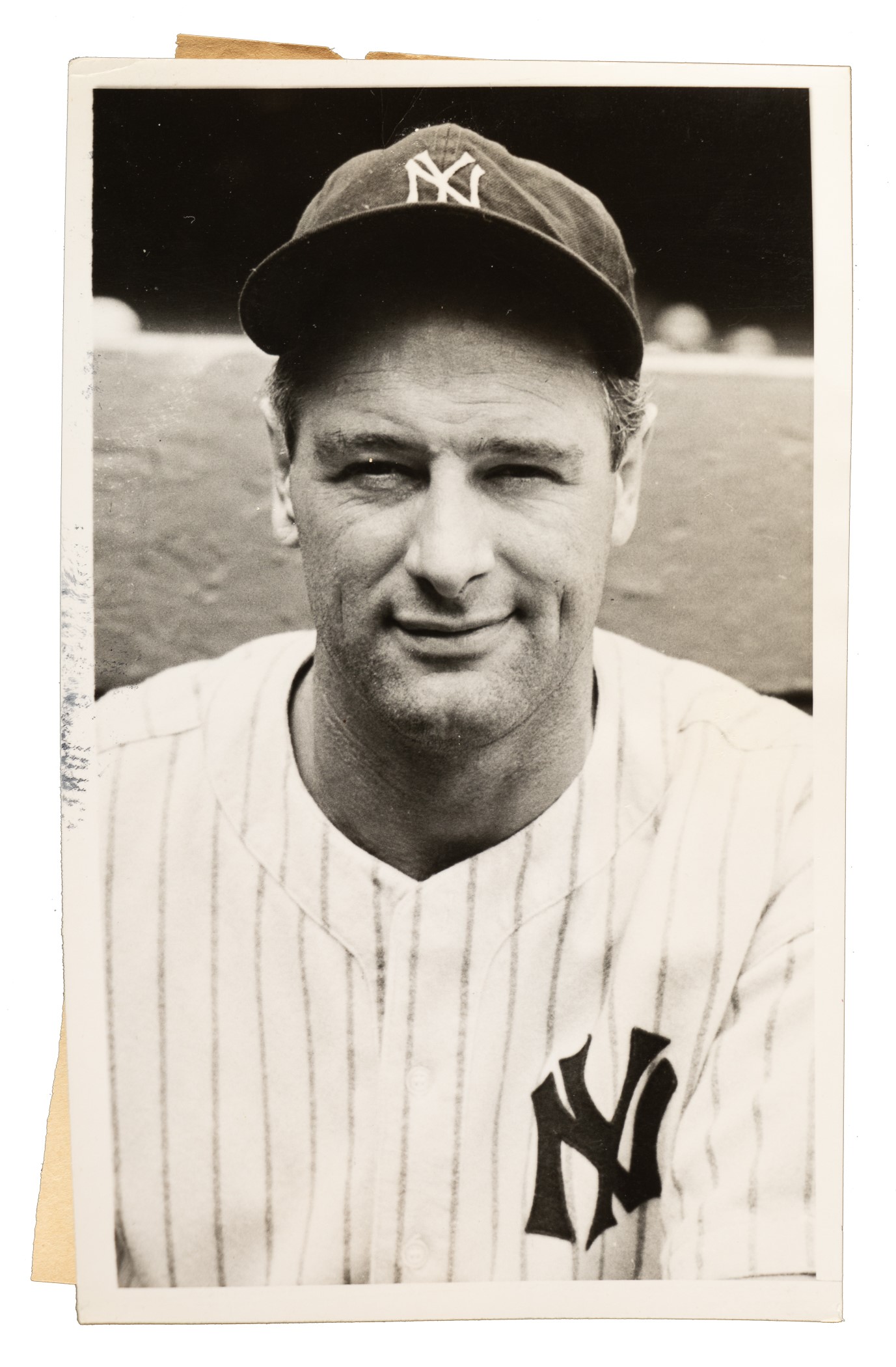 1937 Lou Gehrig Original Photograph REA Archive