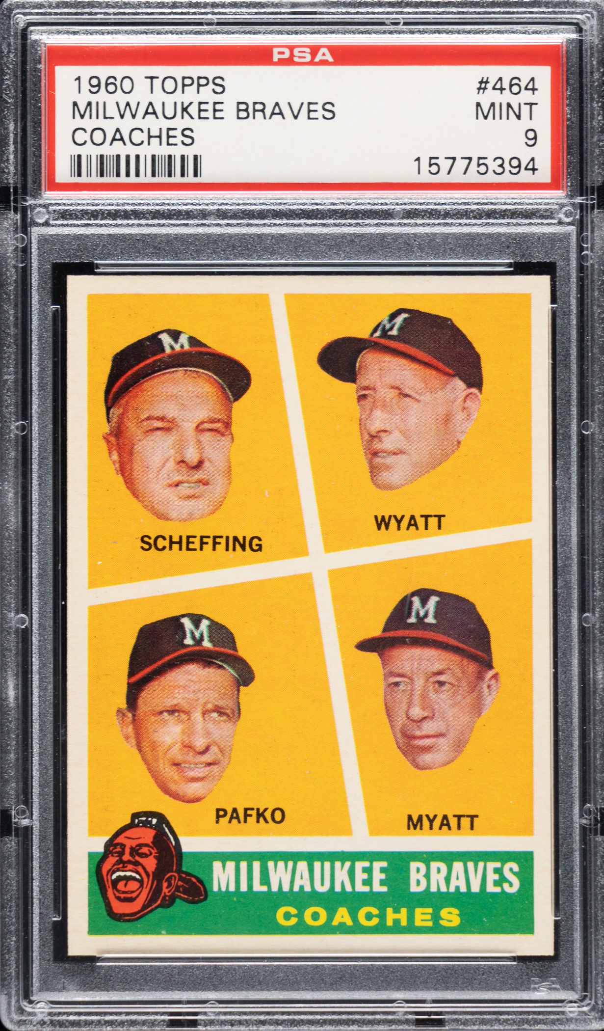 1960-topps-464-milwaukee-braves-coaches-psa-mint-9-highest-graded