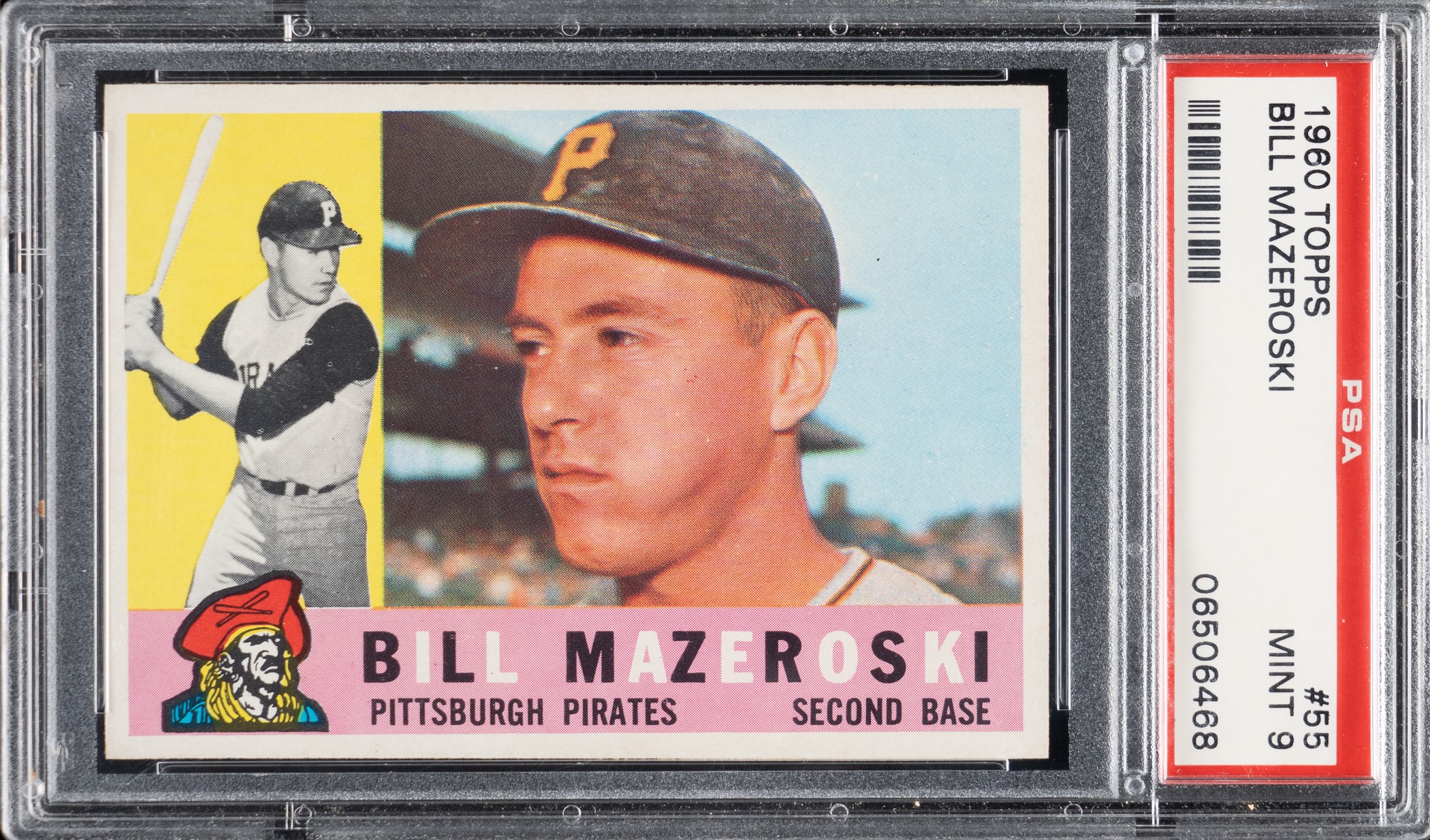 1960-topps-55-bill-mazeroski-psa-mint-9