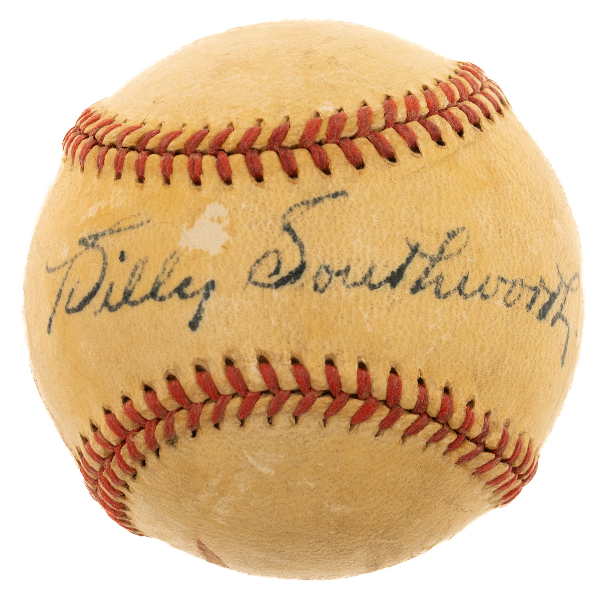 billy-southworth-single-signed-baseball-beckett