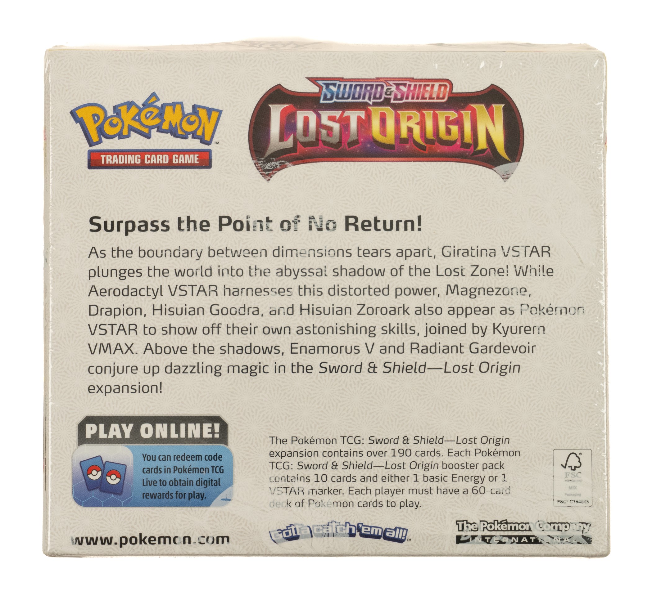 sword & shield lost origin booster display box Pokémon TCG: Sword & Shield – Lost Origin Booster Box – Eclipse Cards