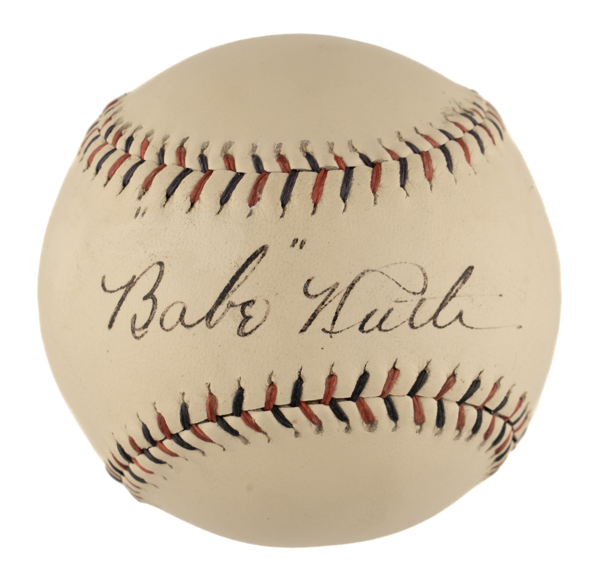 exceptional-circa-1920-babe-ruth-single-signed-baseball-psadna-nmmt-85-with-mint-9-signature