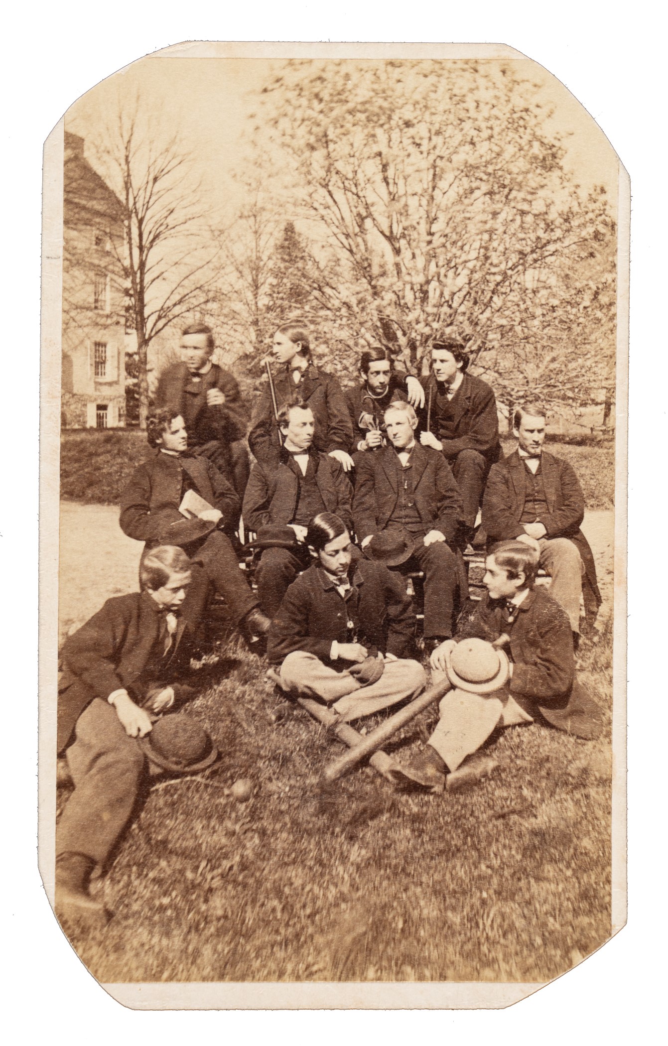 Circa 1860s Haverford College Baseball Team CDV | REA Archive